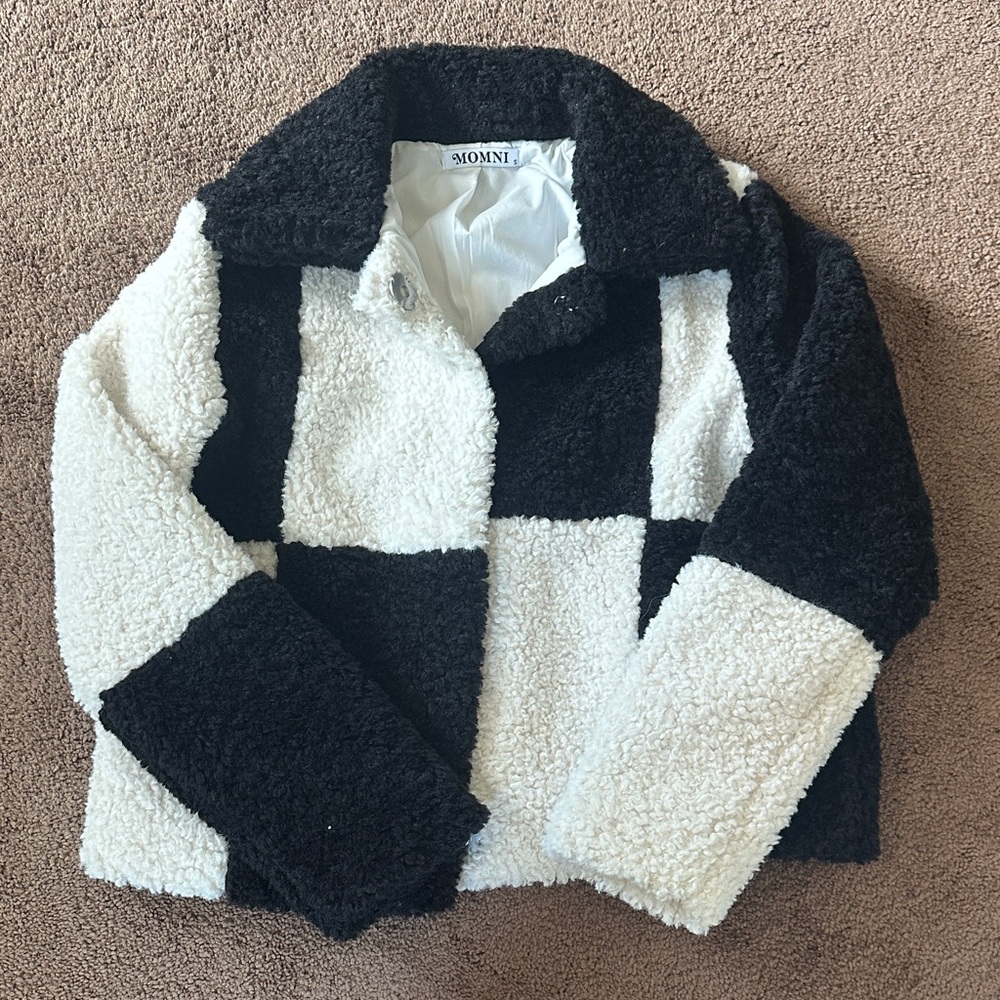 Black and White Checkered Jacket